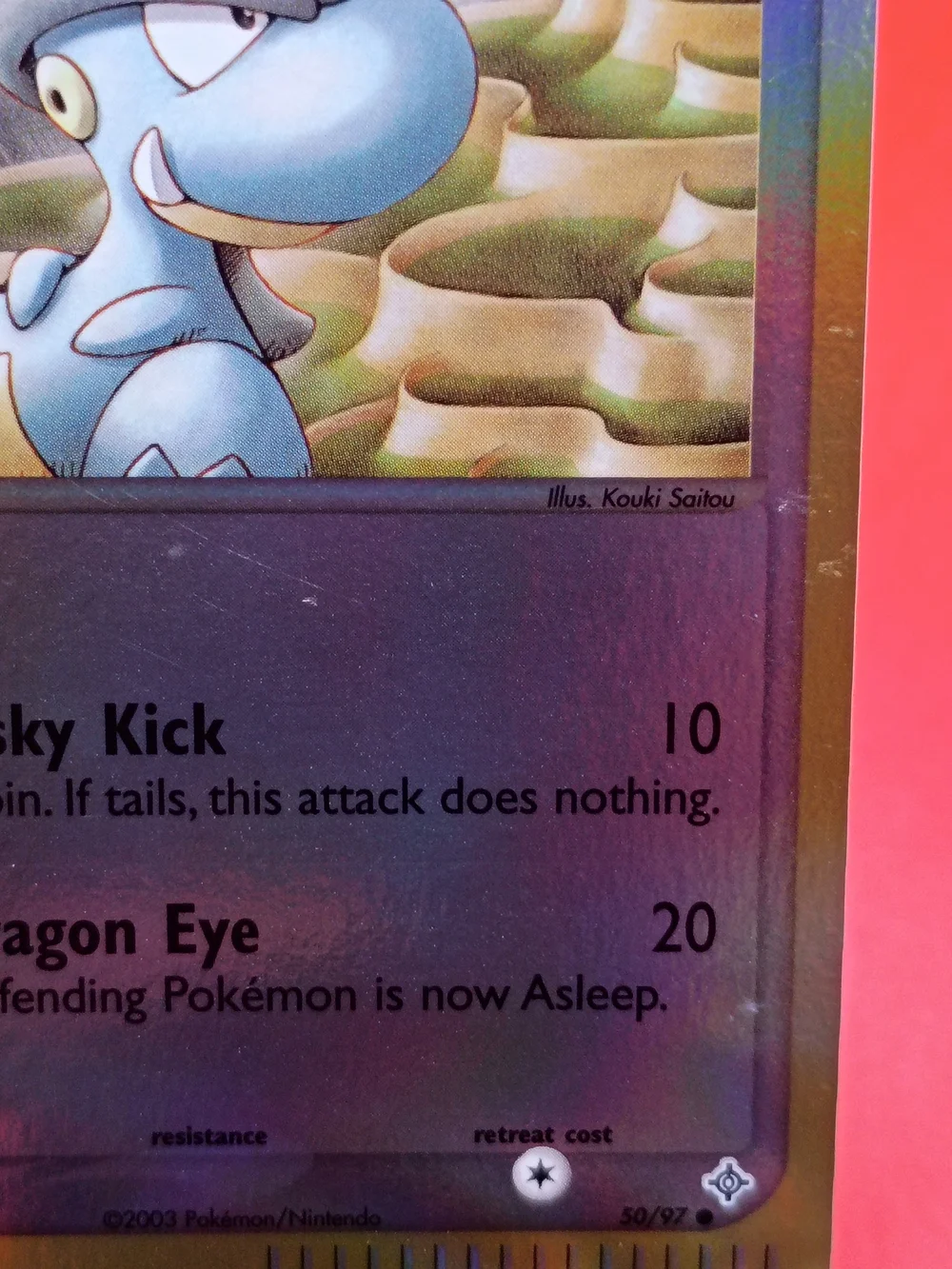 Bagon 50/97 EX Dragon e-Reader Series Reverse Holo Near Mint Pokémon